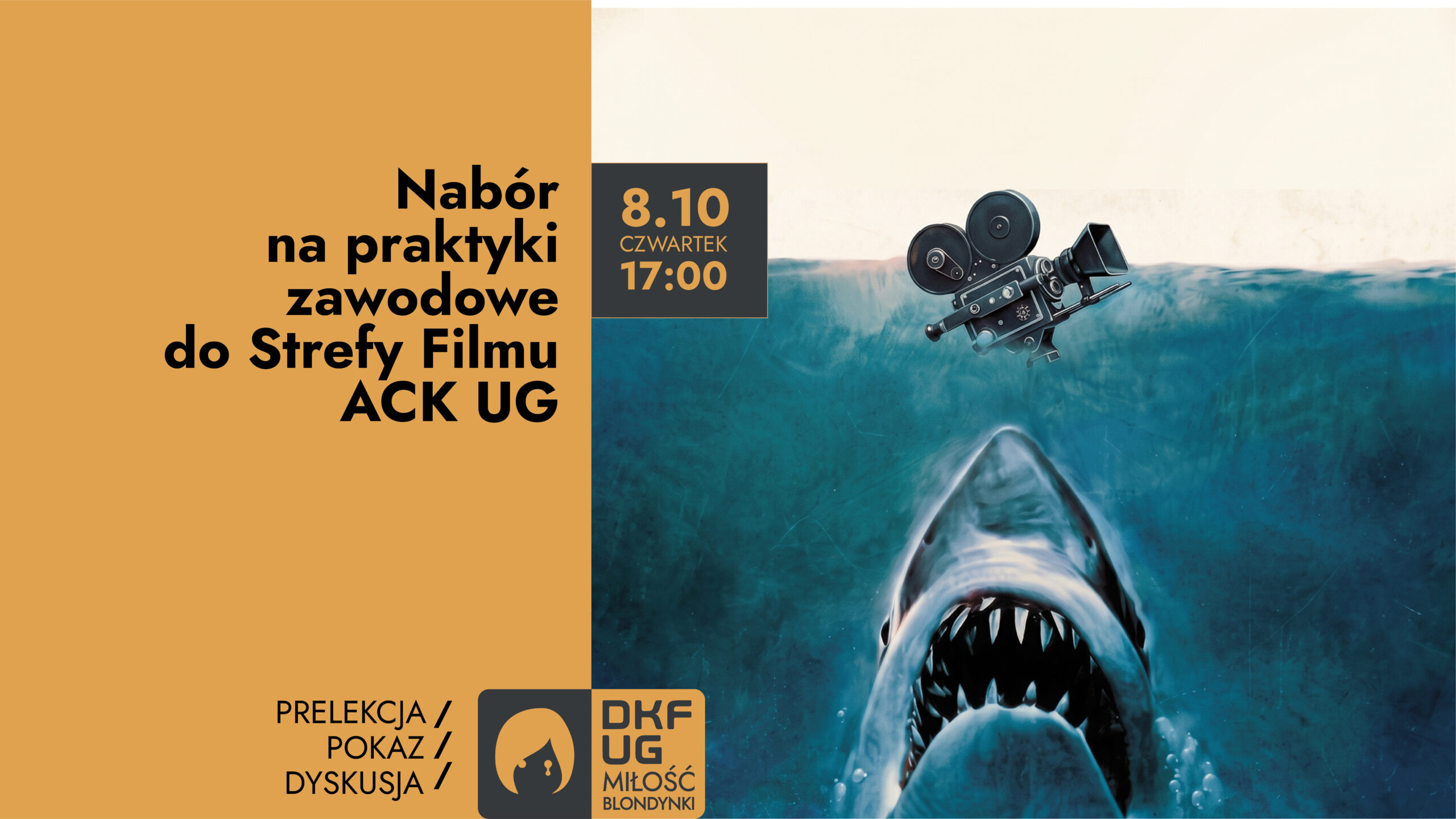 Nabór na praktyki zawodowe w Strefie Filmu ACK UG