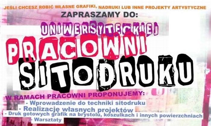 Pracownia sitodruku zaprasza do współpracy