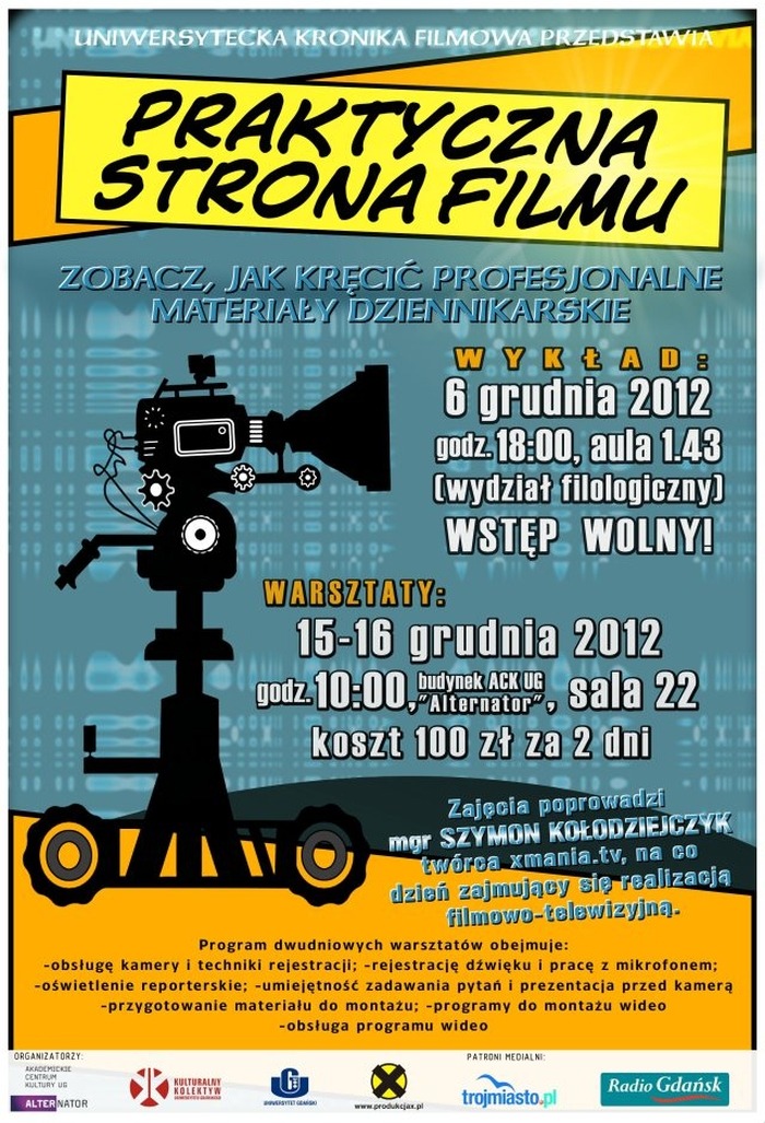 PRAKTYCZNA STRONA FILMU Zobacz, jak kręcić profesjonalne materiały dziennikarskie.